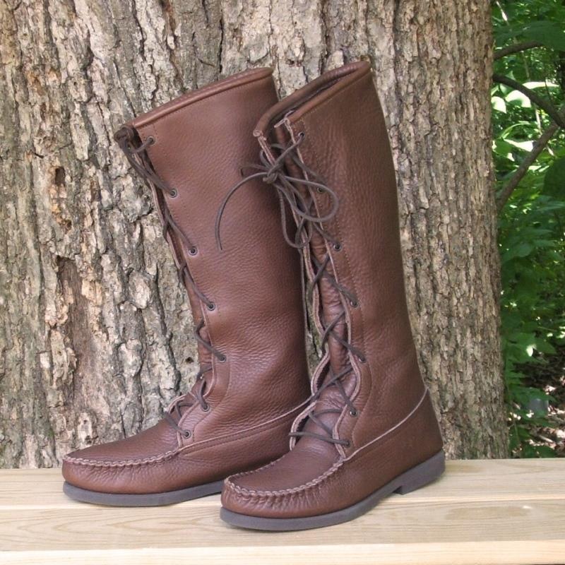 Brown Cowhide with Classic Rubber Sole
